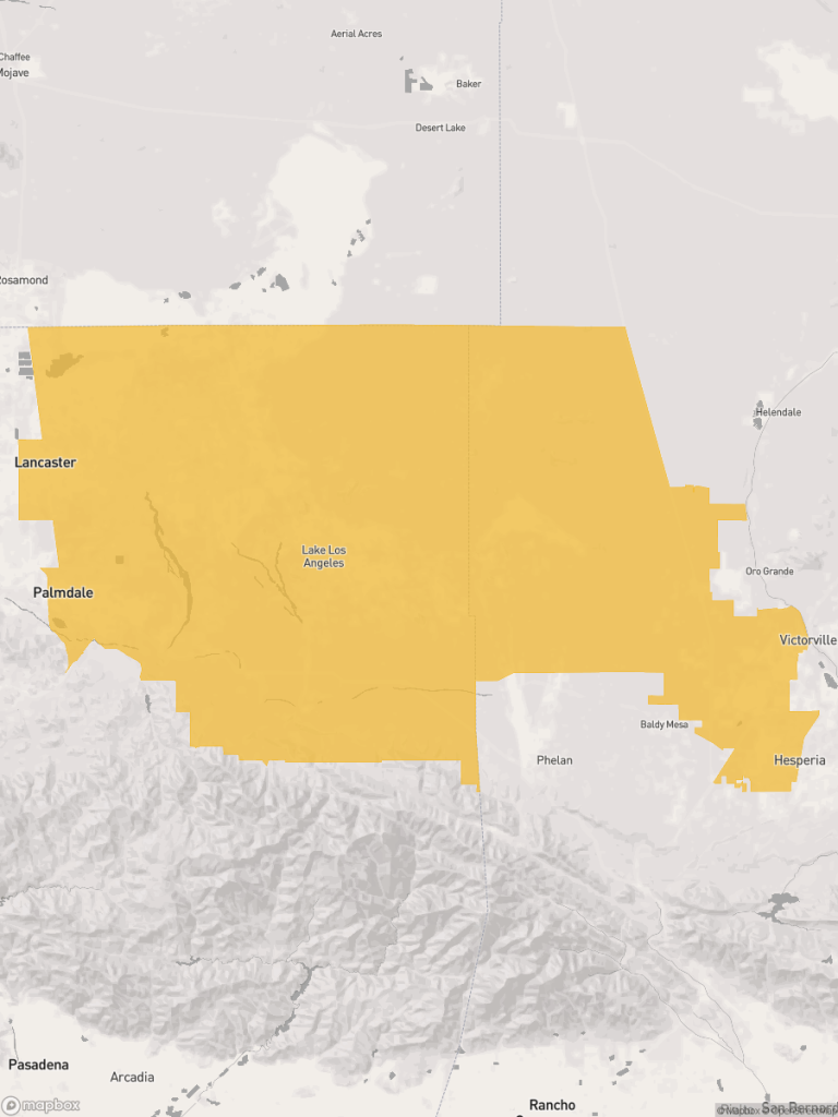 View of map with yellow overlay for Assembly District 39 boundaries.
